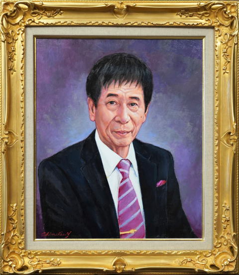 株式会社ジャスたー代表油彩肖像画